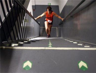 La course verticale, du running d'escalier très cardio !